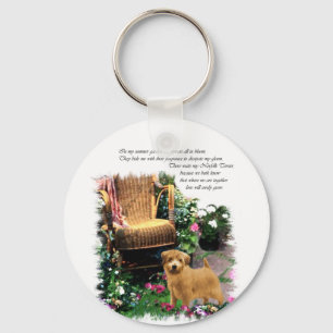 Norfolk Terrier Art Gifts Schlüsselanhänger