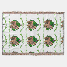 Norfolk Terrier Christmas Decke