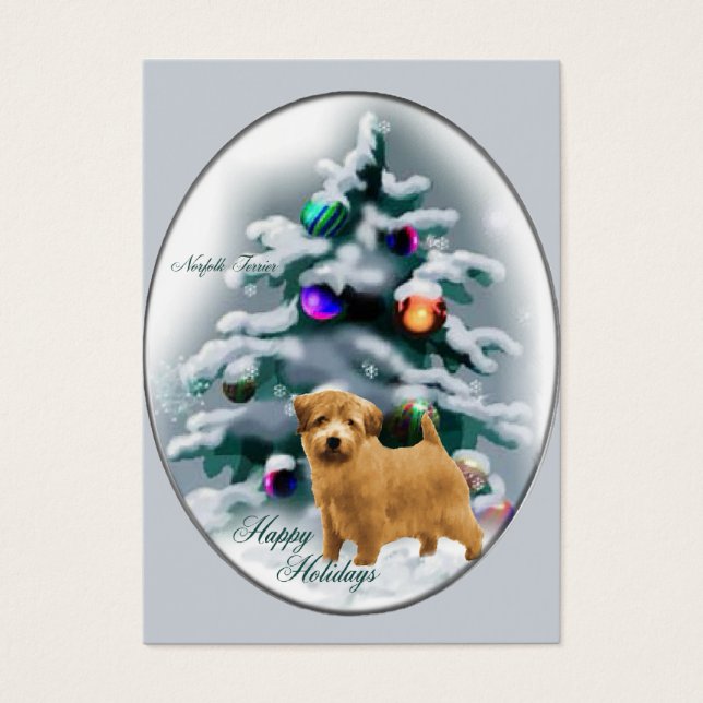 Norfolk Terrier Christmas Geschenke (Vorderseite)