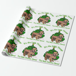 Norfolk Terrier Christmas Geschenkpapier
