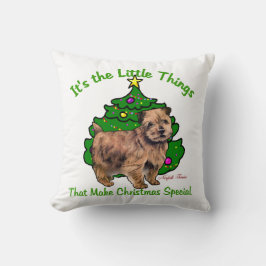 Norfolk Terrier Christmas Kissen