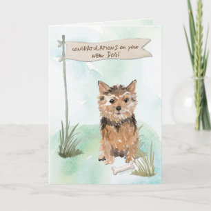Norfolk Terrier Herzlichen Glückwunsch zum neuen H Karte