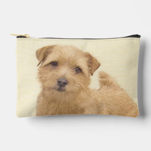Norfolk Terrier Malerei Niedlich Original Hunde Ku Zubehörtasche