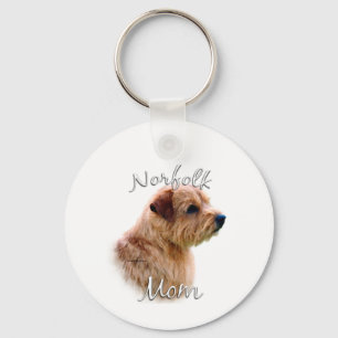 Norfolk Terrier Mama 2 Schlüsselanhänger