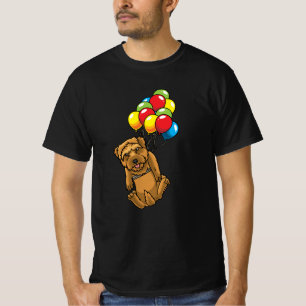 Norfolk Terrier mit Ballons T-Shirt