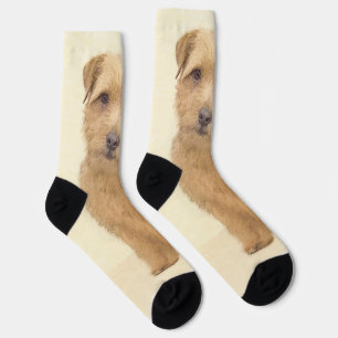 Norfolk Terrier Painting - Original Dog Art Socken