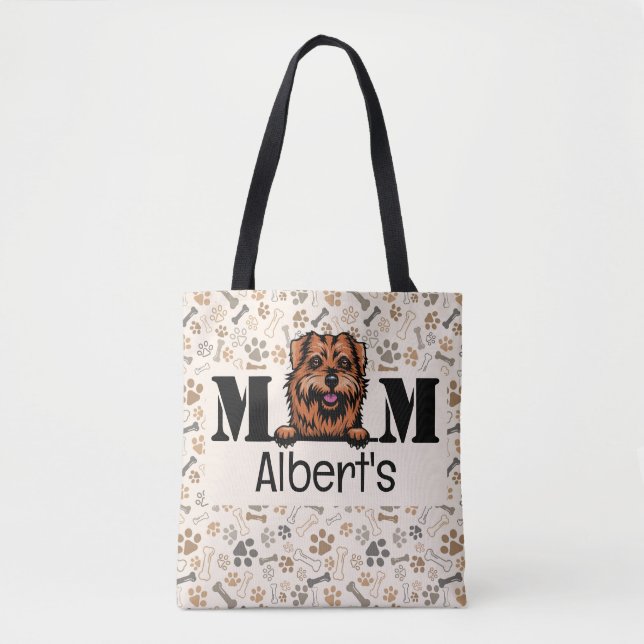 Norfolk Terrier Peeking Personalisiert (Vorderseite)