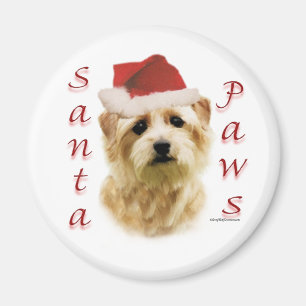 Norfolk Terrier Santa Paws Magnet
