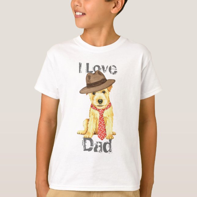 Norfolk Terrier Vater T-Shirt (Vorderseite)