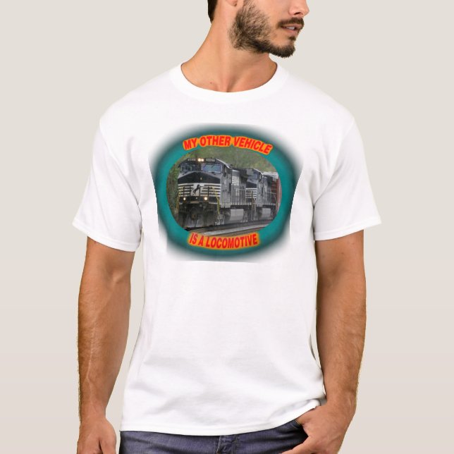 Norfolk u. südliche Lokomotive T-Shirt (Vorderseite)