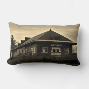 Norfolk und Western BahnPamplin Stations-Kissen Lendenkissen