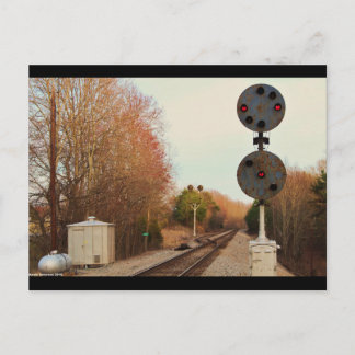 NORFOLK UND WESTERN-SIGNALPOSTCARD POSTKARTE