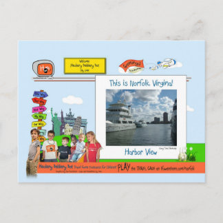 Norfolk, VA! Habenichtansicht Postkarte