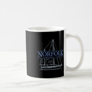 Norfolk Virginia Segeln Kaffeetasse