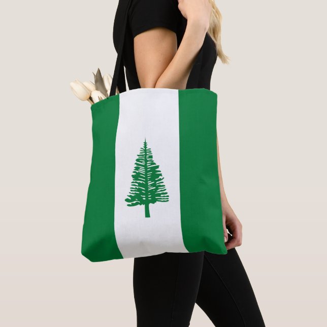 Norfolkinsel-Flagge (Von Nahem)