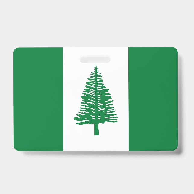 Norfolkinsel-Flagge Ausweis (Vorderseite)