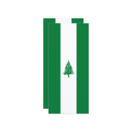 Norfolkinsel-Flagge Menükarte