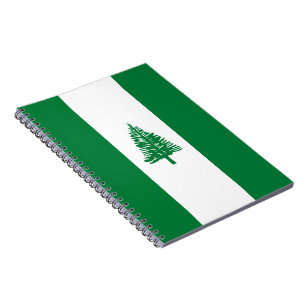 Norfolkinsel-Flagge Notizblock