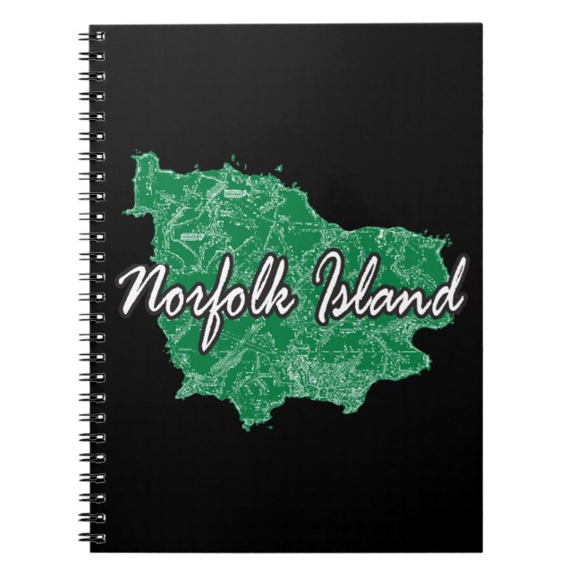 Norfolkinsel Notizblock (Vorderseite)