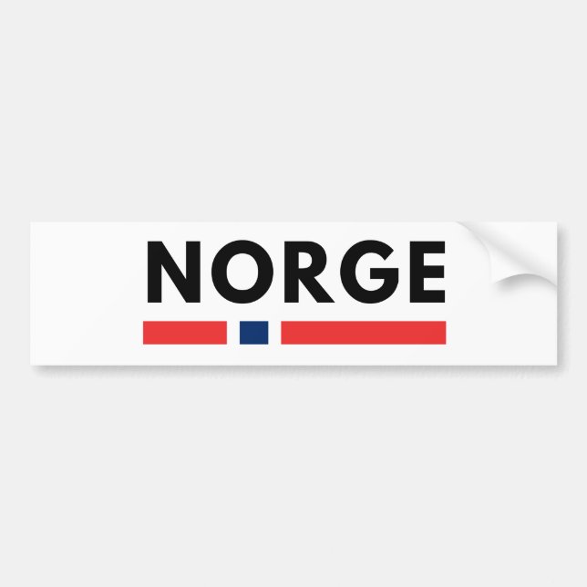 Norge Autoaufkleber (Vorne)