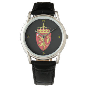 Norge die Uhr der Norwegen-Wappen-Männer Se