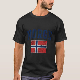 Norge Flag Norwegische Zuhause Liebe T-Shirt