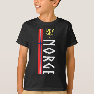 Norge Fußballtrikot Hemd Flagge Norwegens Norwegis T-Shirt