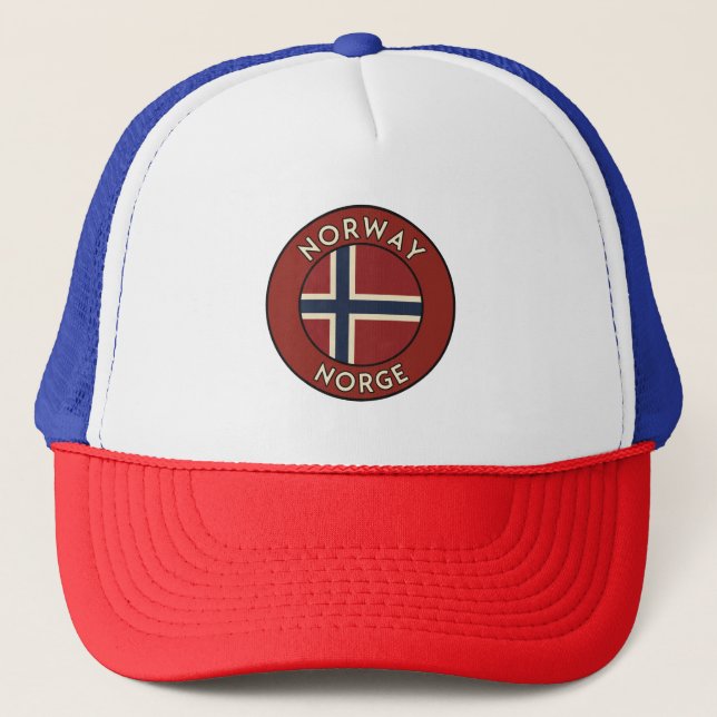 Norge Norway Truckerkappe (Vorderseite)