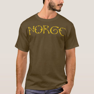 Norge Norwegen Gold Viking T-Shirt