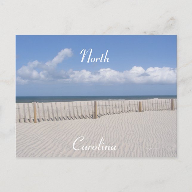 Norh Carolina Postkarte (Vorderseite)