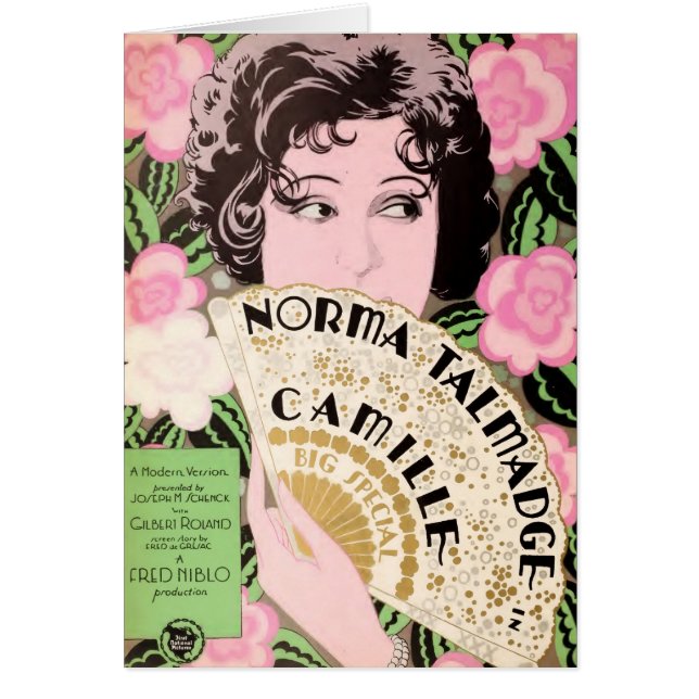 Norma Talmadge 1927 Ausstelleranzeige stillen (Vorne)