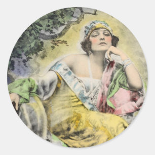 "Norma Talmadge" Round-Sticker-Set Runder Aufkleber