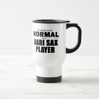 Normal Bari Sax Player Travel Mug Reisebecher