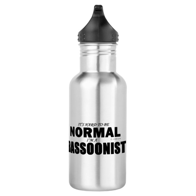 Normal-Bassoonist Edelstahlflasche (Rechts)