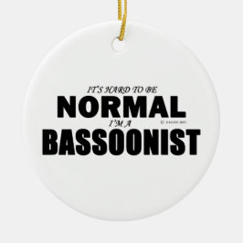 Normal-Bassoonist Keramik Ornament