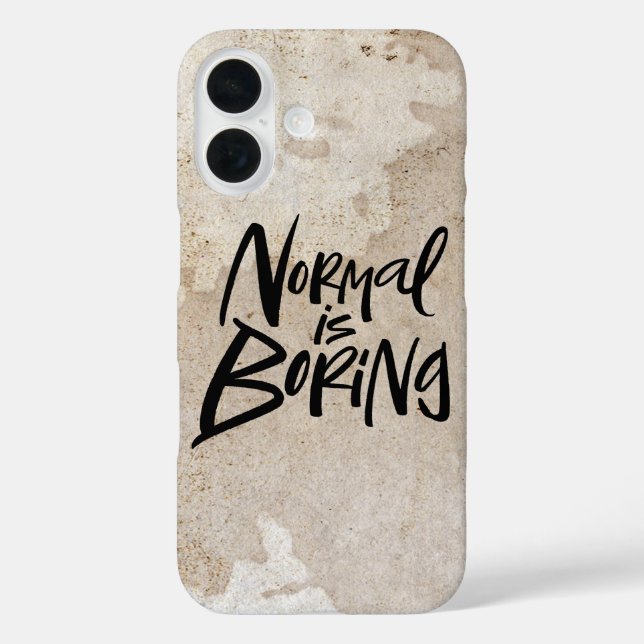 NORMAL BRINGT Kalligraphiegrunge Case-Mate iPhone Hülle (Rückseite)