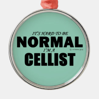 Normal Cellist Ornament Aus Metall