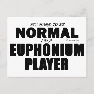 Normal-Euphonium-Player Postkarte