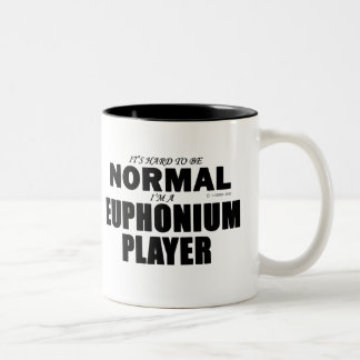 Normal-Euphonium-Player Zweifarbige Tasse