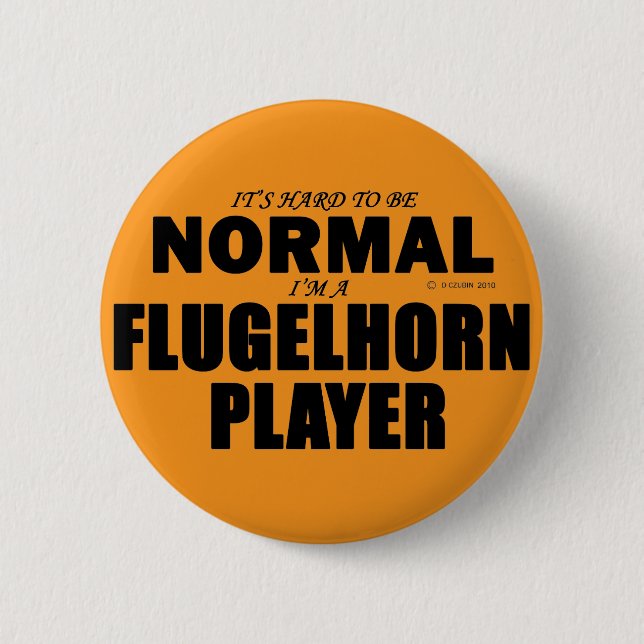 Normal Flugelhorn Player Button (Vorderseite)