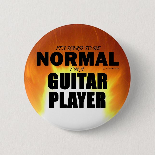 Normal Guitar Player Button (Vorderseite)