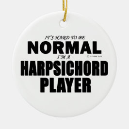 Normal Harpsichord Player Keramikornament