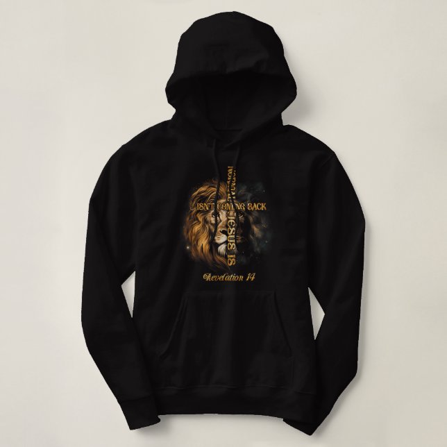 Normal Isnt Coming Back But Jesus is Cross Christi Hoodie (Design vorne)