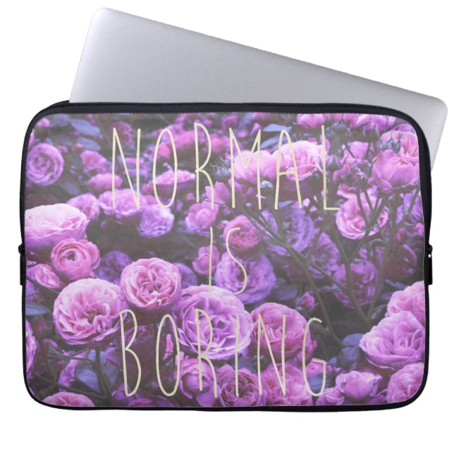 NORMAL IST LANGWEILIG LAPTOPSCHUTZHÜLLE (Vorderseite)