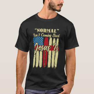 Normal kommt nicht zurück Jesus ist Offenbarung 14 T-Shirt