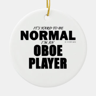 Normal Oboe Player Keramik Ornament