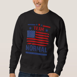 Normal Patriotic US-amerikanische Flagge Sweatshirt