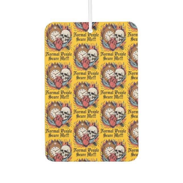 Normal People Scare Me Autolufterfrischer (Vorderseite)