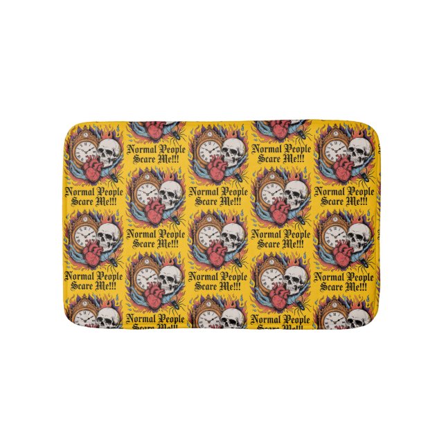 Normal People Scare Me Badematte (Vorderseite)