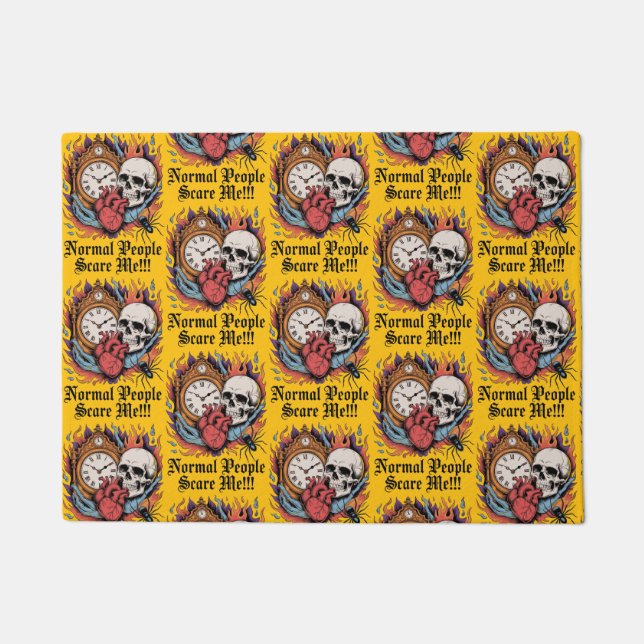 Normal People Scare Me Fußmatte (Vorderseite)